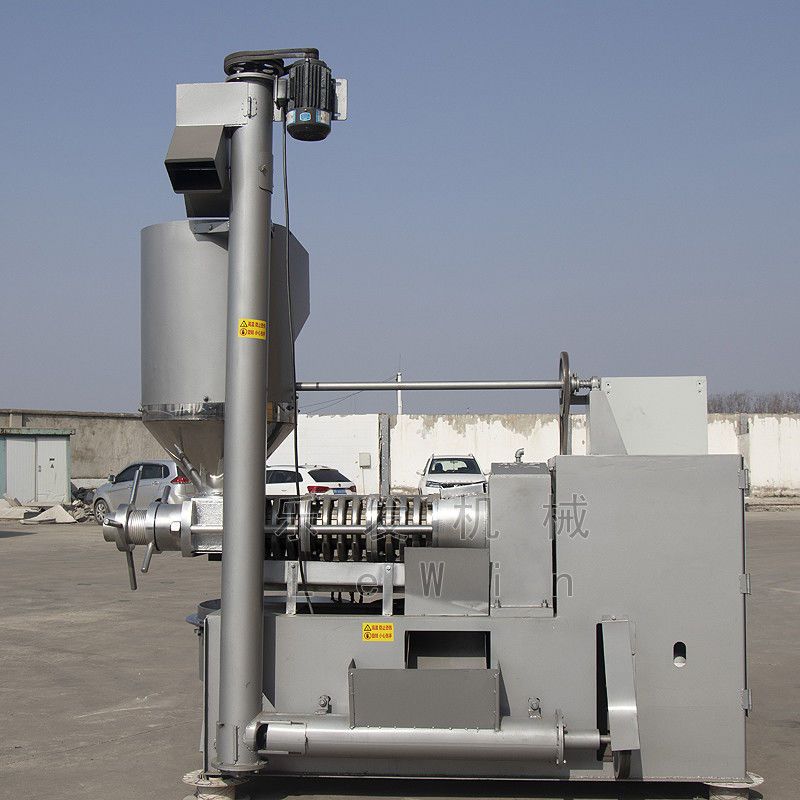 380V 400-750 Kg/H High Oil Yield Screw Oil Processing Equipment Cold Oil Press