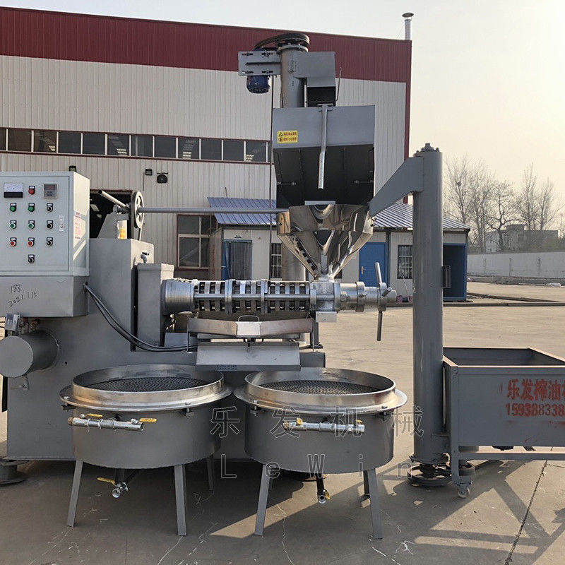 15kw Sunflower Oil Press Equipped Vaccum Filter System Coconut Oil Press Machine