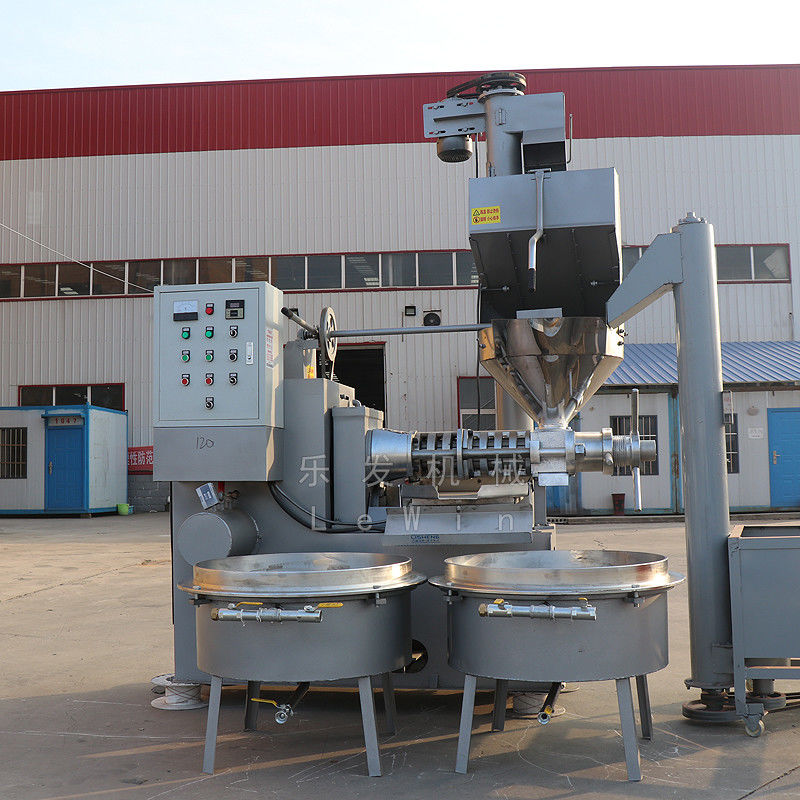 Big Motor Screw Mustard Oil Extractor Castor Oil Presser Machine With 15 Kw