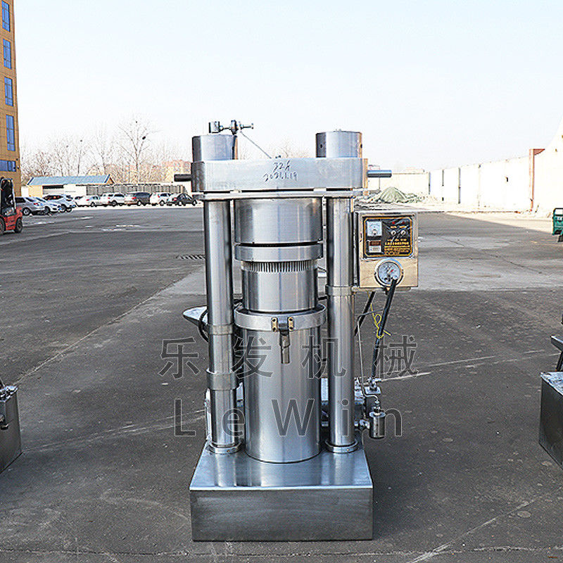 80-100 Kg/H Sesame Oil Press Equipment Cold Hydraulic Oil Making Machine coconut cold oil presser