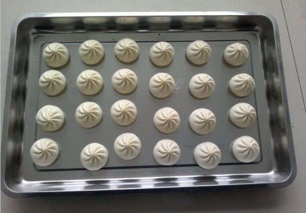 Double Hopper Pork Buns Siopao Making Machine Steamed Stuffed Bun Machine Non Toxic
