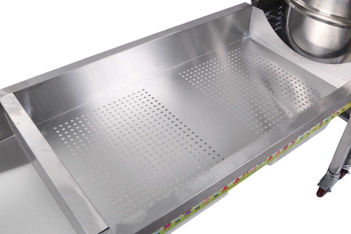 Gas Heating Spherical Popcorn Making Machine 50w With Full Stainless Steel