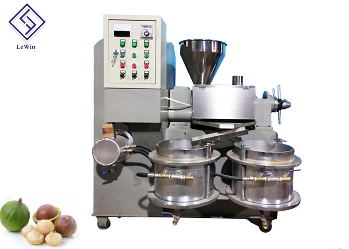 Screw Oil Press Machine 6YL - 70 For Hot Sunflower Making With Filter