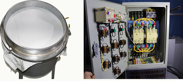 Screw Oil Press Machine 6YL - 70 For Hot Sunflower Making With Filter