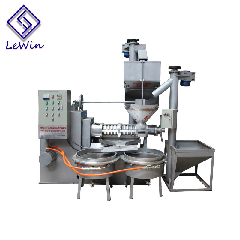 Sunflower 15KW Oil Press Cold Machines 300kg / H Automatic With Filter System