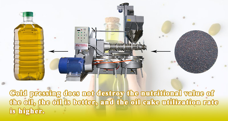 30 Kw Corn Oil Press Making Machine 500 Kg / H Vegetable Oil Automatic Spiral