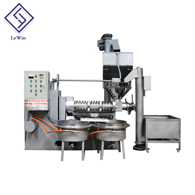 Soya Seed Oil Press Machine Automatic 300 Kg / H Hot Mustard Seed Presser Filter