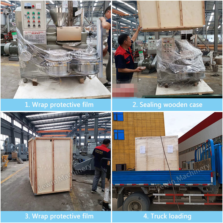 Soya Seed Oil Press Machine Automatic 300 Kg / H Hot Mustard Seed Presser Filter