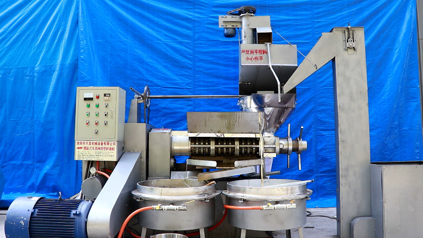Soya Seed Oil Press Machine Automatic 300 Kg / H Hot Mustard Seed Presser Filter