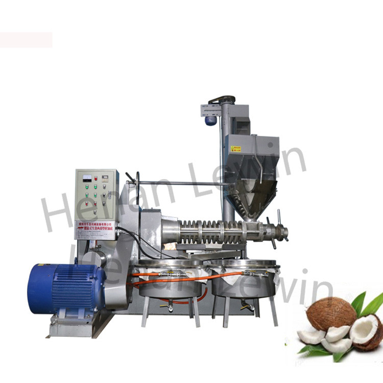 15 Kw Coconut Oil Press Machine 120kg / H Copra Cold Press Vacuum Filter
