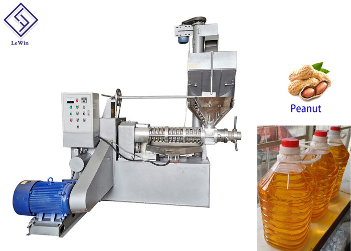 37kw Power Groundnut Oil Processing Machine / Cooking Oil Production